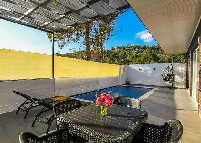 İslamlar 1 Bedroom Secluded With Private Pool Hot Tub * Kalkan