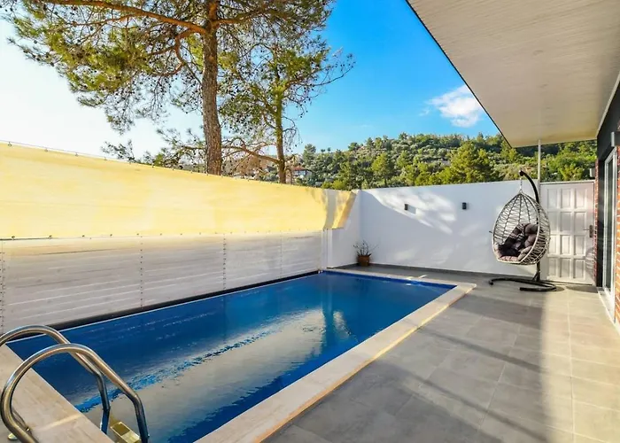 Villa İslamlar 1 Bedroom Secluded With Private Pool Hot Tub Kalkan