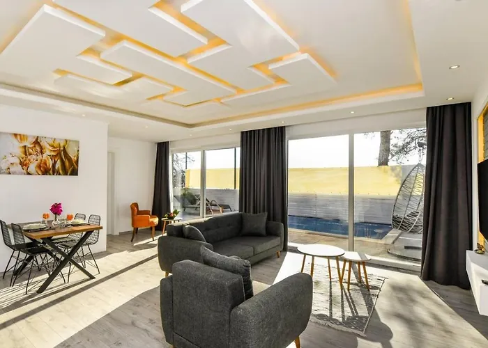 İslamlar 1 Bedroom Secluded With Private Pool Hot Tub Kalkan